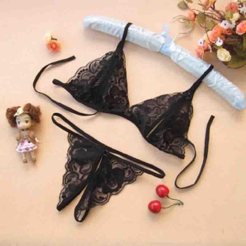 Bộ Chip ren lọt khe sexy cao cấp - quần áo lót nữ ren sexy