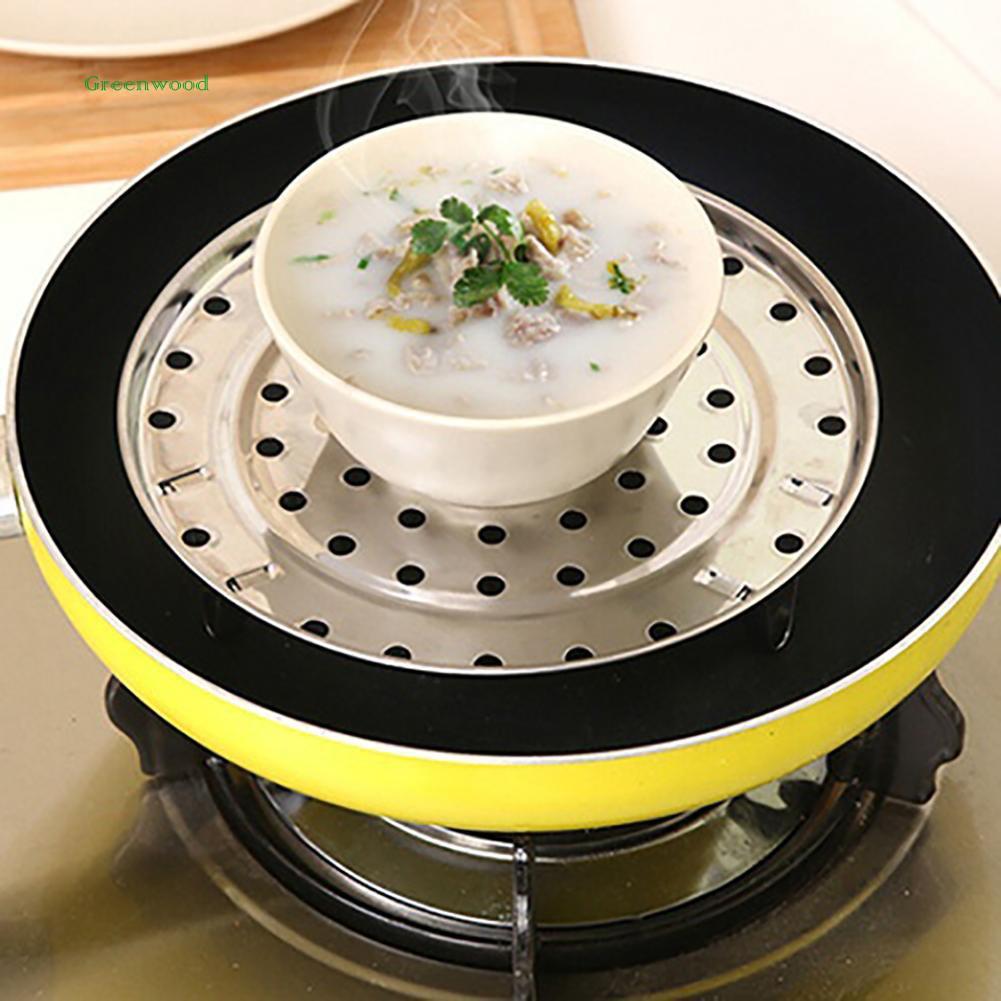 Khay Hấp Tròn K02 Hấp Bánh Bao, Thức Ăn Vĩ Tròn 22cm thép Không Gỉ Cao Cấp