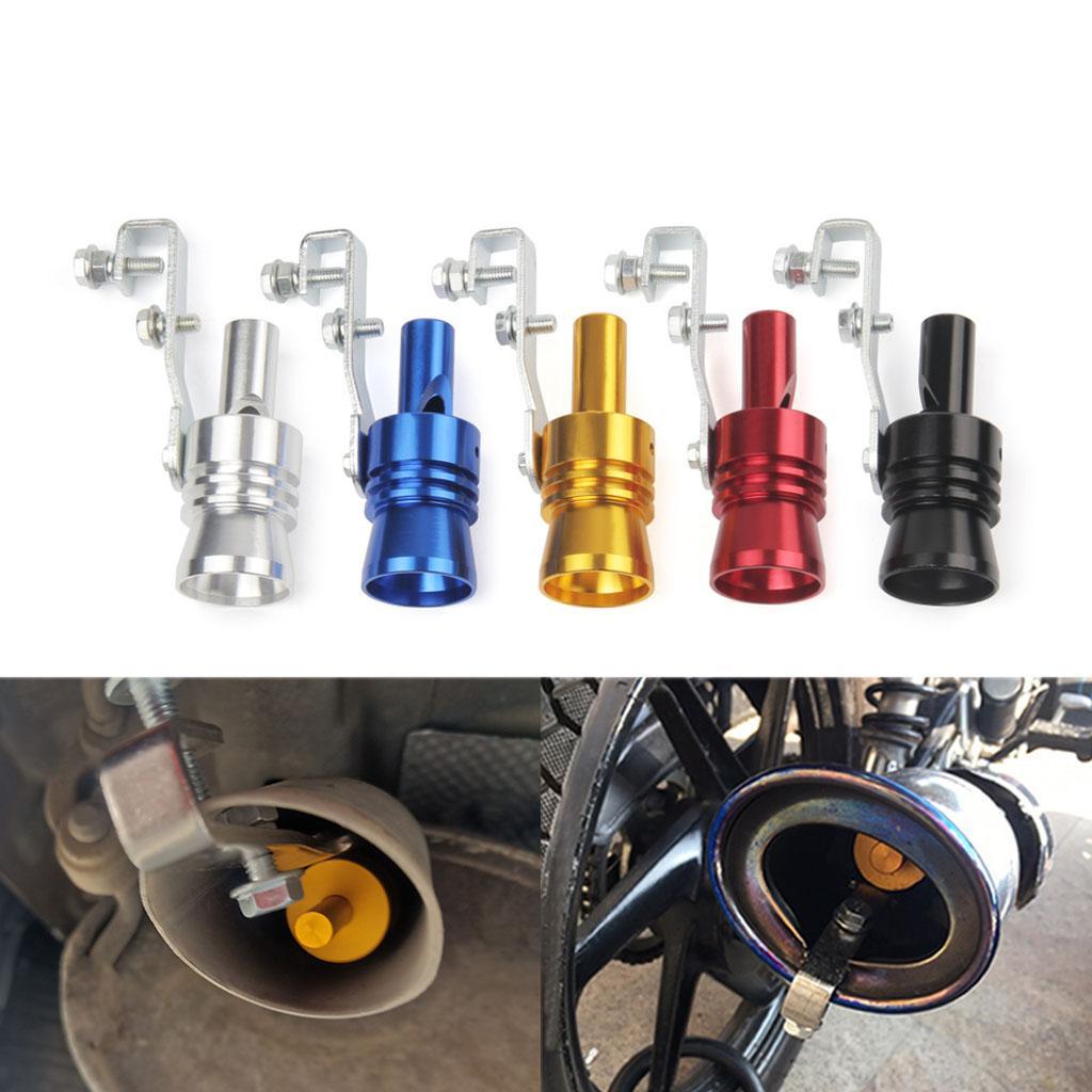 2x Universal Car Turbo Whistle Refitting Turbo Whistle Exhaust Pipe
