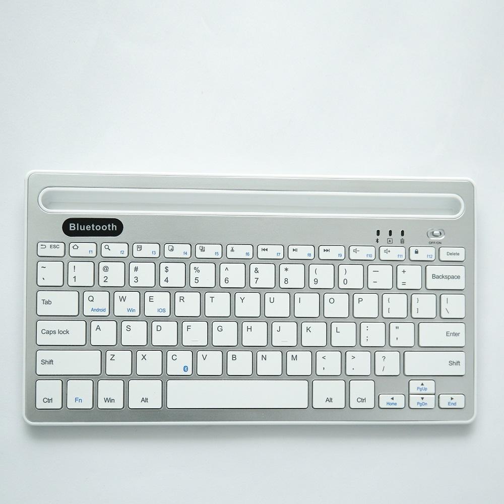 Bàn Phím Bluetooth Mini Có Giá Đỡ Điện Thoại Bàn Phím Không Dây Cho Máy Tính Bảng/Laptop/Điện Thoại, tương Thích Với IOS/Windows/Android