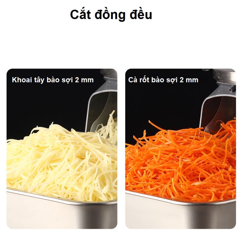 Máy thái rau củ quả công nghiệp đa năng, thái lát, thái sợi, thái hạt lựu. Thương hiệu Mỹ cao cấp Septree - X1 - HÀNG CHÍNH HÃNG