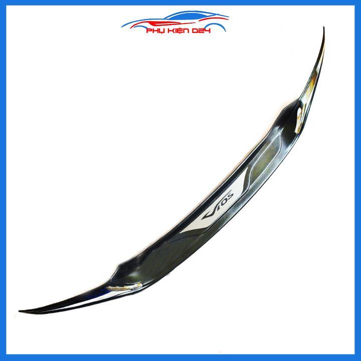 Ốp chống trầy cốp ngoài nhựa đen Vios 2014-2015-2016-2017 hàng loại 1 dán cốp sau chống xước trang trí xe