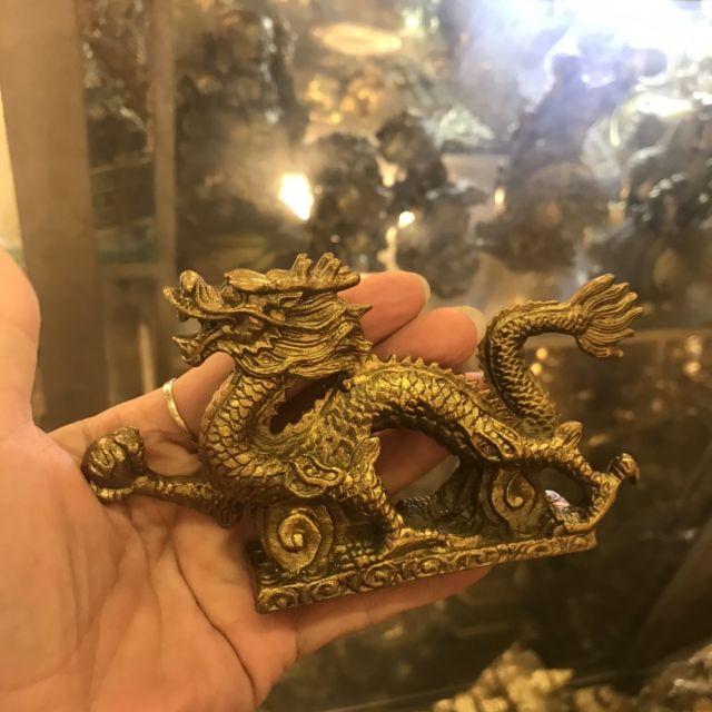 Tượng Rồng phong thủy bằng đồng cỡ nhỏ