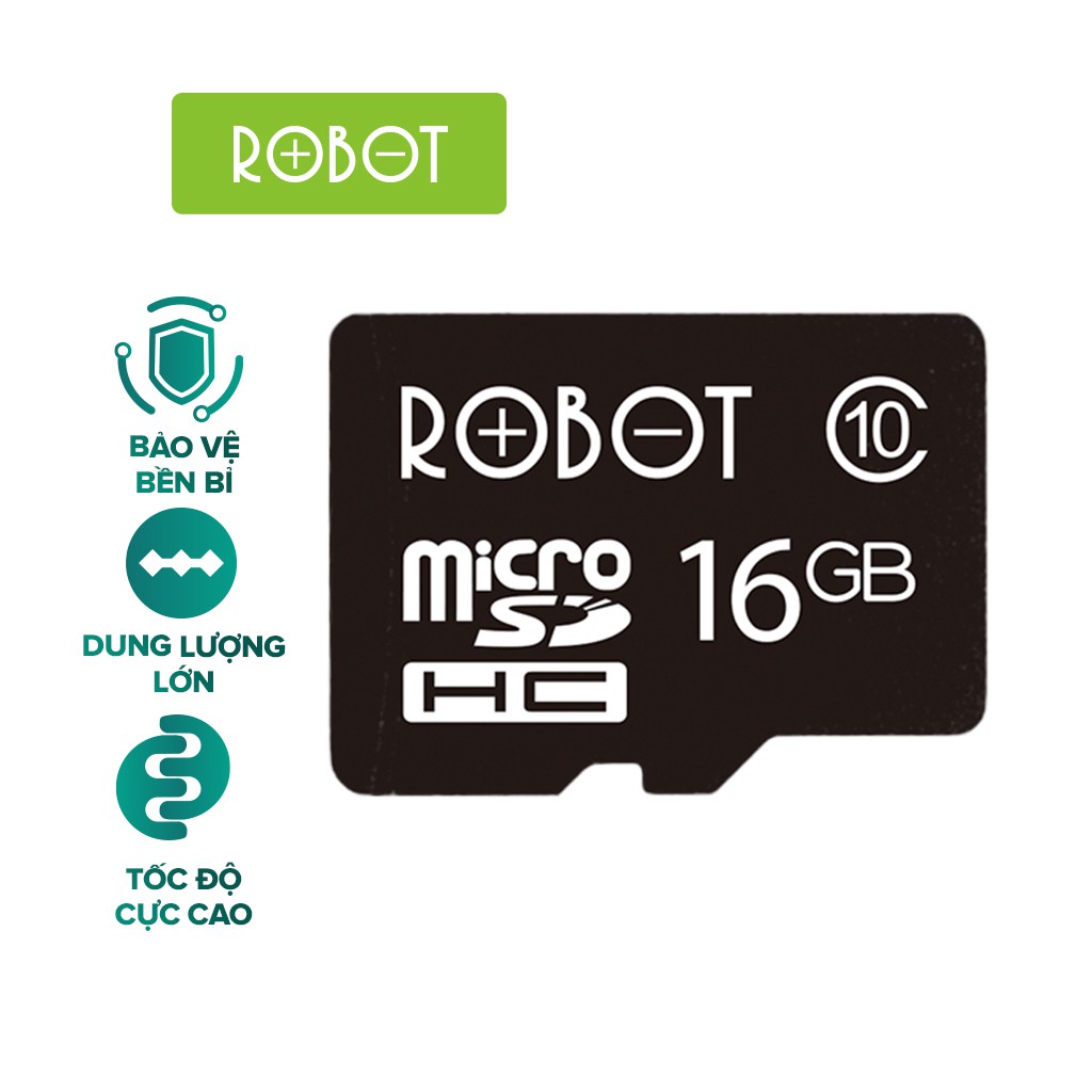 Thẻ Nhớ Micro SD ROBOT TF Card 16GB/ 32GB/ 64GB - Hàng chính hãng