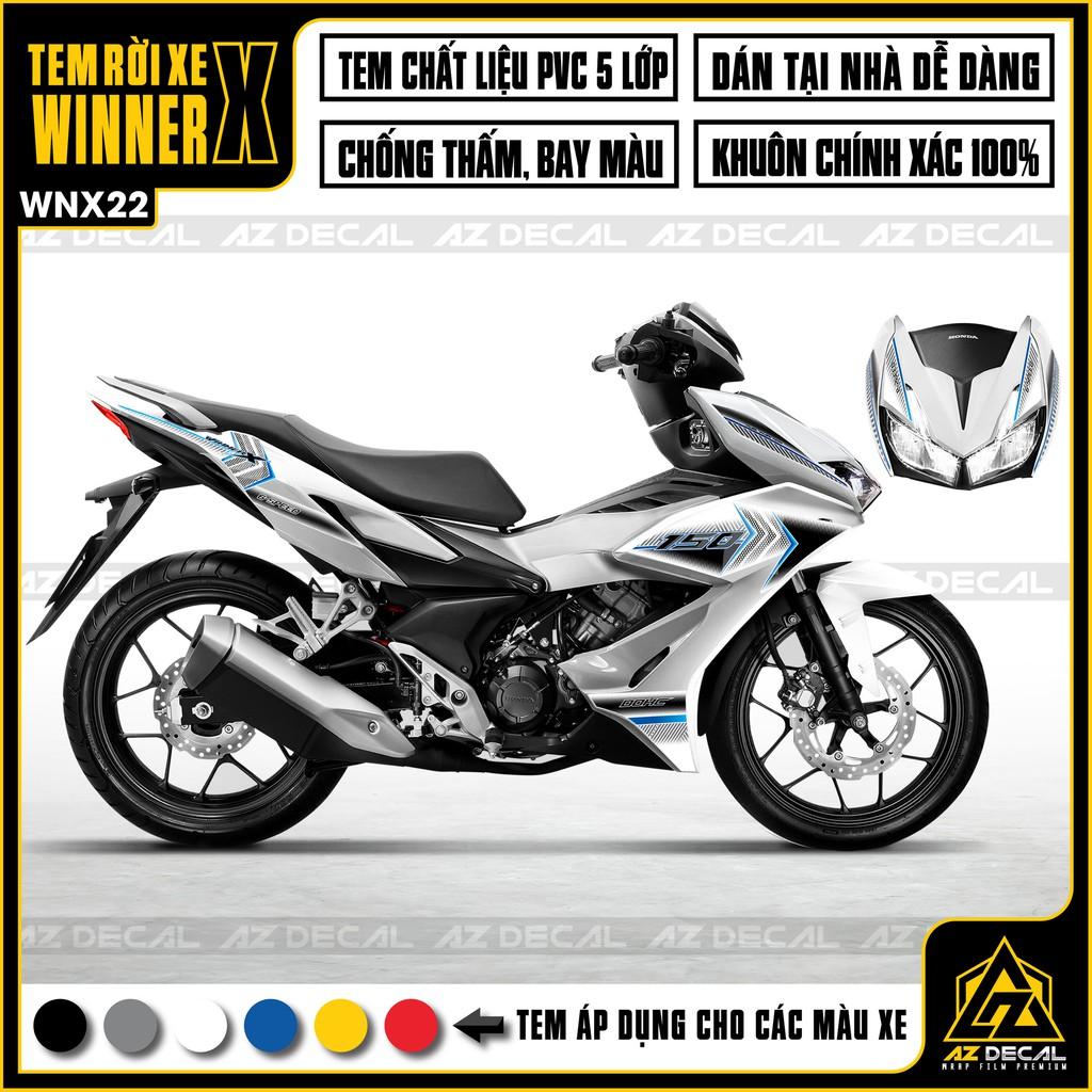 Tem Rời Dán Xe Winner X Phong Cách Hiện Đại | WNX22 | Decal Chế Xe Máy Chống Nước, Chống Bay Màu