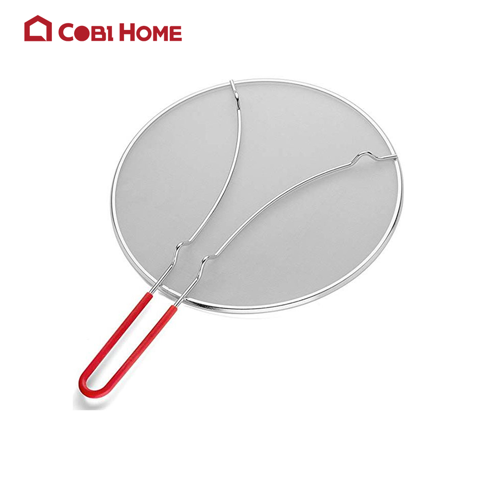 Nắp lưới đậy chảo chống văng dầu mỡ inox - nhiều loại lựa chọn