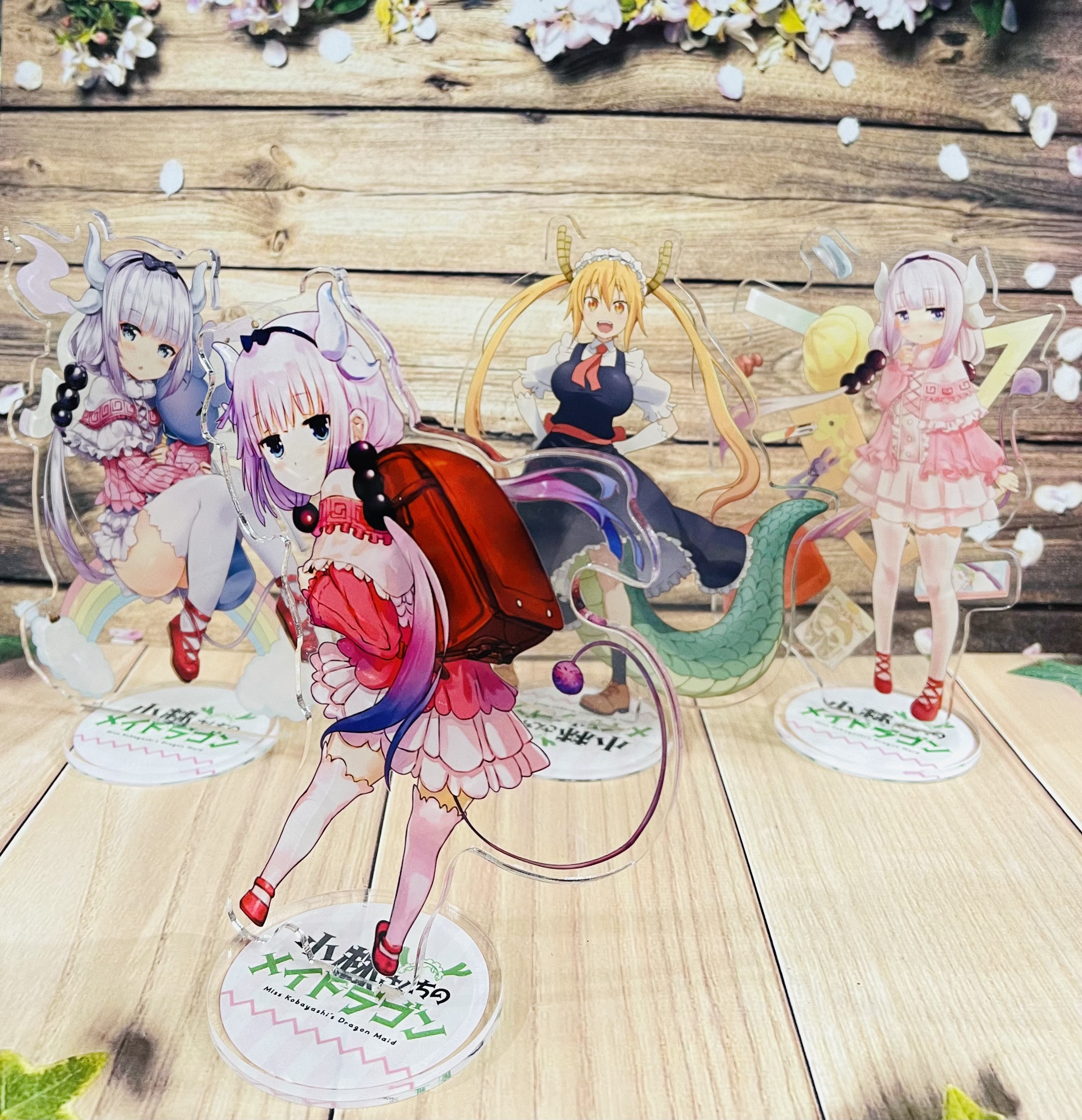 Standee Miss Kobayashi's dragon maid mô hình mica trong nhiều mẫu