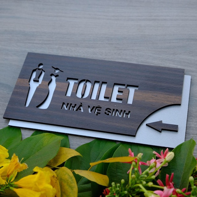 Tranh gỗ treo tường_Bảng toilet, phòng vệ sinh,WC F06_CRN_01