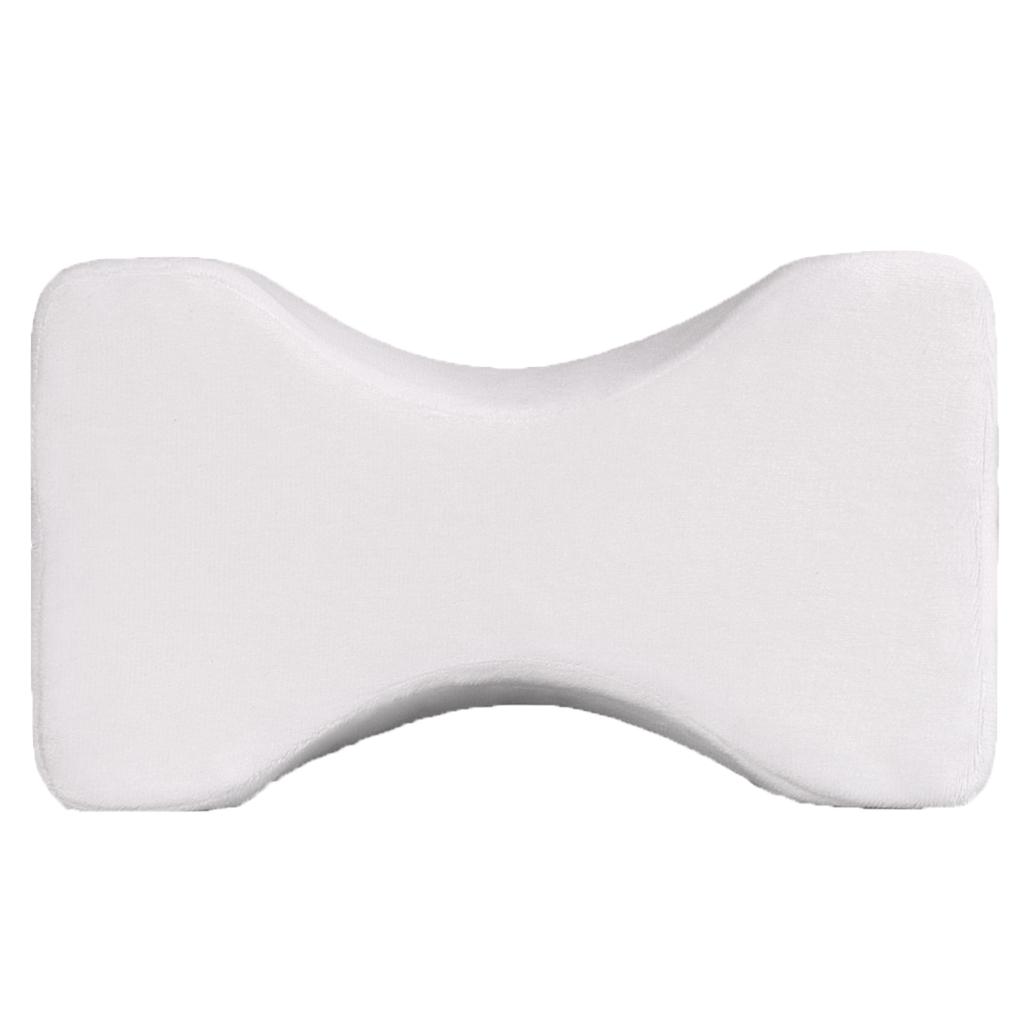 Knee Pillow for Hip, Back, Leg, Knee Pain, Side Sleepers Premium Memory Foam Contour Leg Pillow with Removable Cover