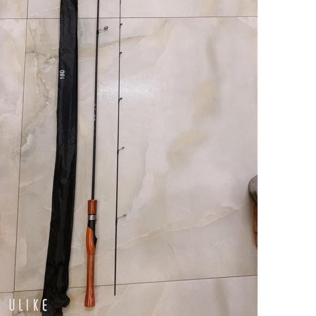 Cần câu UL dài 1m8 tay gỗ hàng mới về cần cực khoẻ y hình