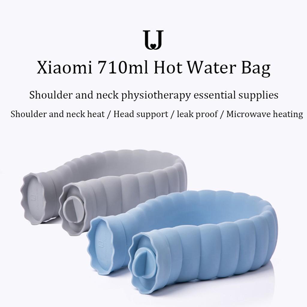 Jordan&Judy Máy chườm nước nóng bằng silicon hình chữ U tiện dụng làm ấm cổ 710ml From Xiaomi Youpin