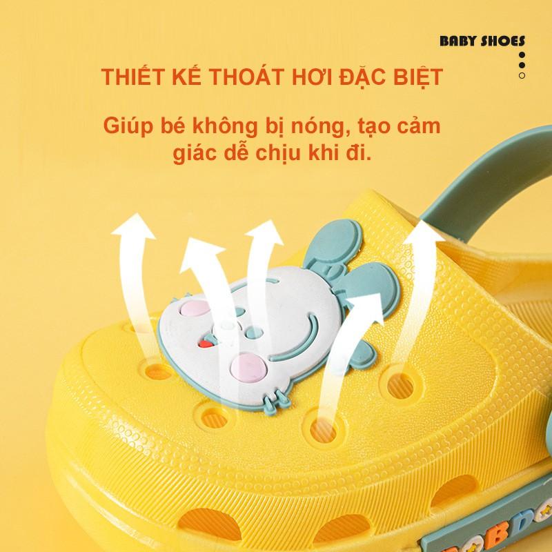 Dép Sục Cho Bé BobDog BD75A Đế Eva Siêu Mềm Nhẹ Chống Trơn Trượt Cho Bé