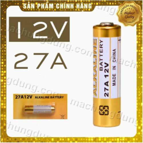 Vỉ 5 Viên Pin 12V 27A điều khiển cửa cuốn điều khiển tivi đồ chơi