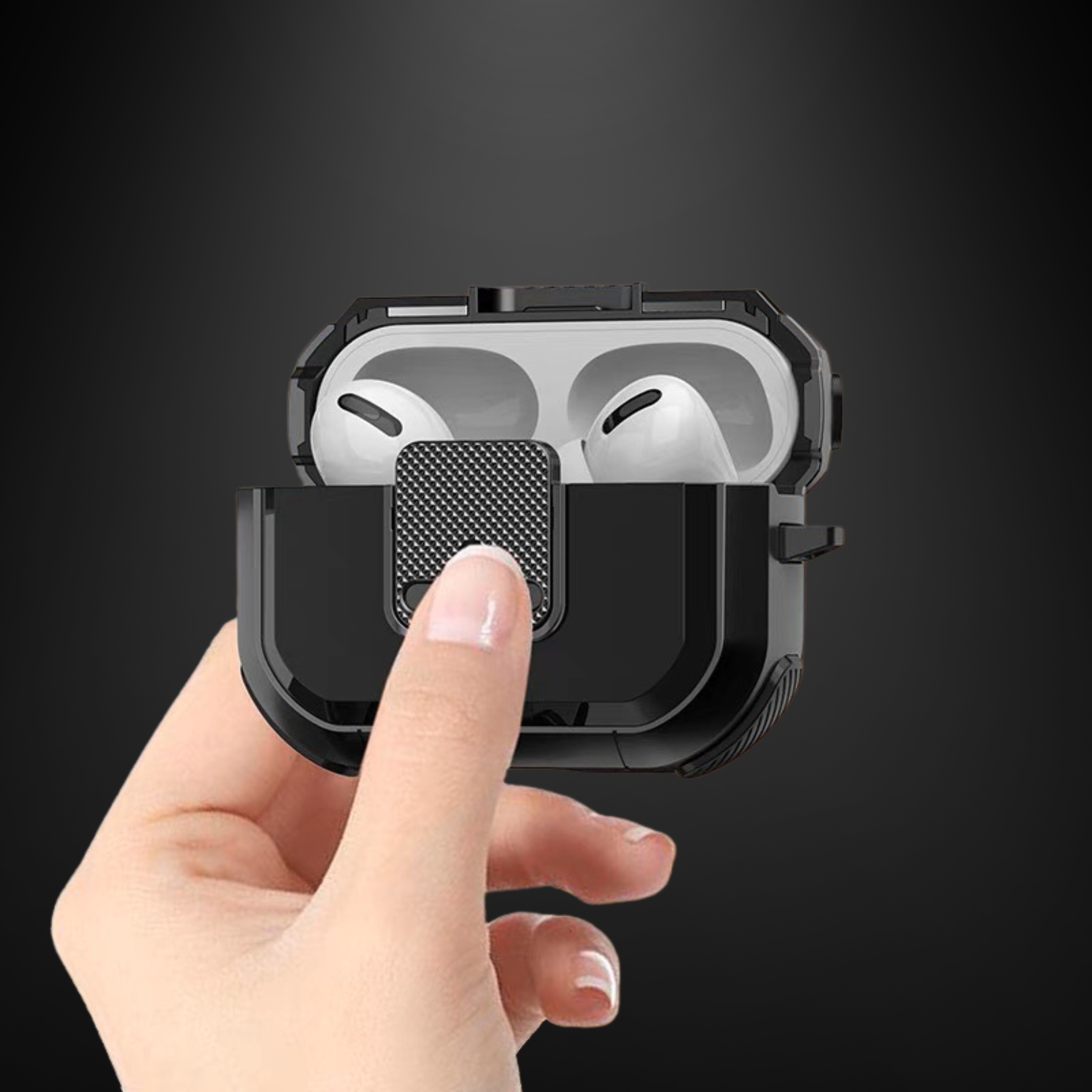 Ốp Case Dành Cho Airpods Pro 2 / Airpods Pro, Kai.N Lock Moss, Tặng Kèm Móc Khóa Siêu Xịn - Hàng Chính Hãng