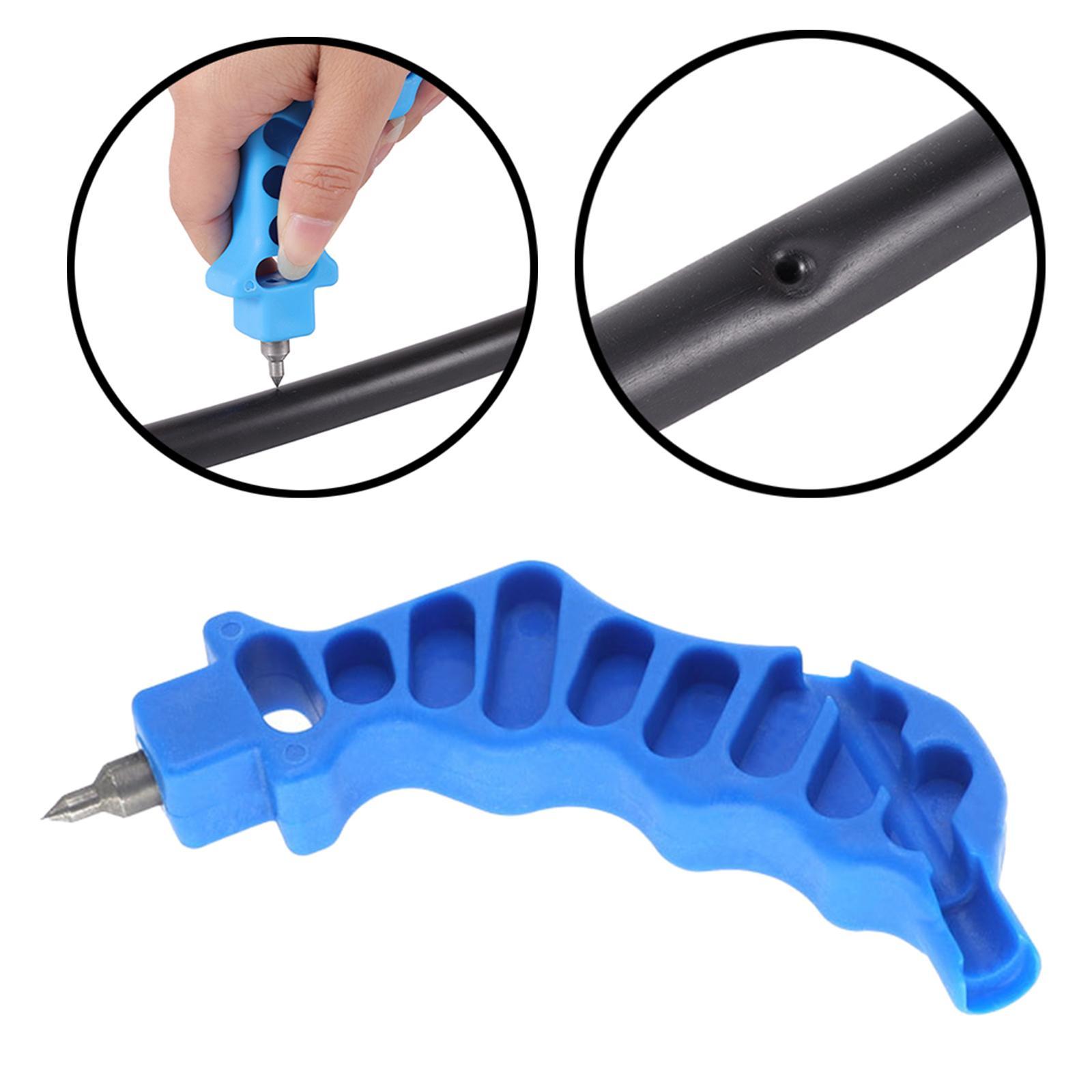 Irrigation Hole Puncher Drill Hose Tubing Punch Tools Garden Lawn