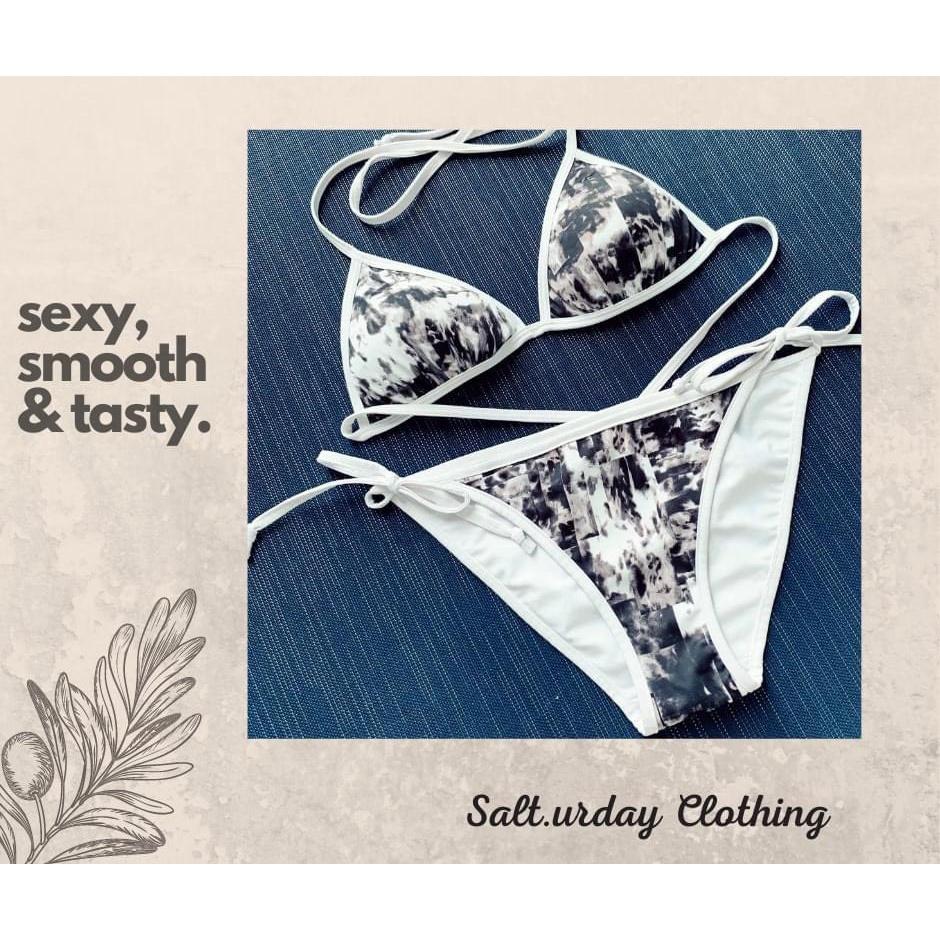 Bikini thiết kế không đụng hàng với kiểu dáng và họa tiết lạ mắt cho nàng nhà Be Nice Homewear mã 03