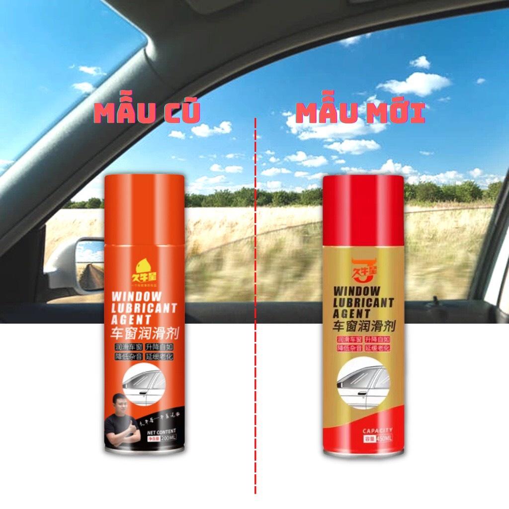 ️FLASH SALE️ xịt chống Kẹt kính lão hoá cao su bảo dưỡng làm mới bôi trơn gioăng kính, bôi trơn cửa nóc ô tô chuyên dụ