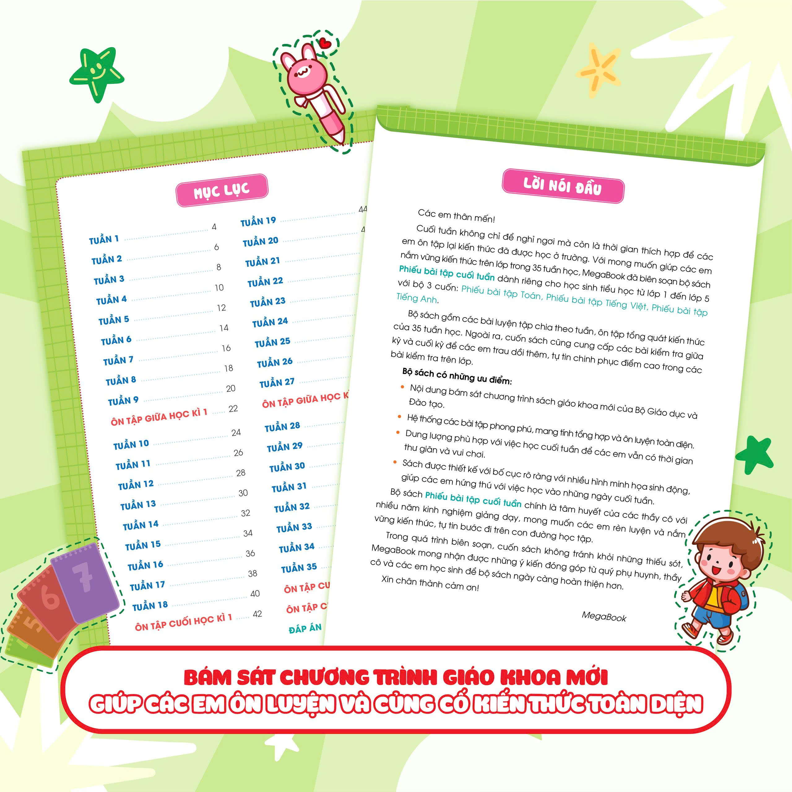 Sách Phiếu Bài Tập Cuối Tuần Toán Lớp 5