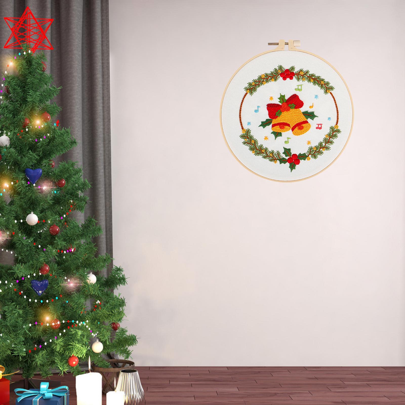 Christmas Embroidery Cross Stitch Set for Adults