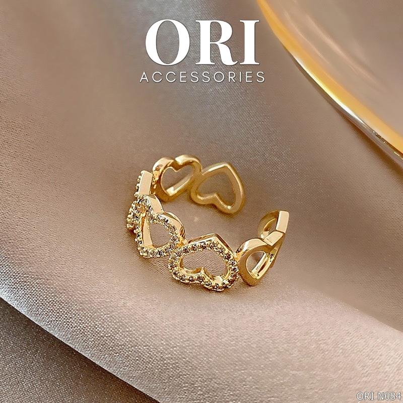 Nhẫn nữ tình yêu Erica đính đá thời trang ORI ACCESSORIES N084