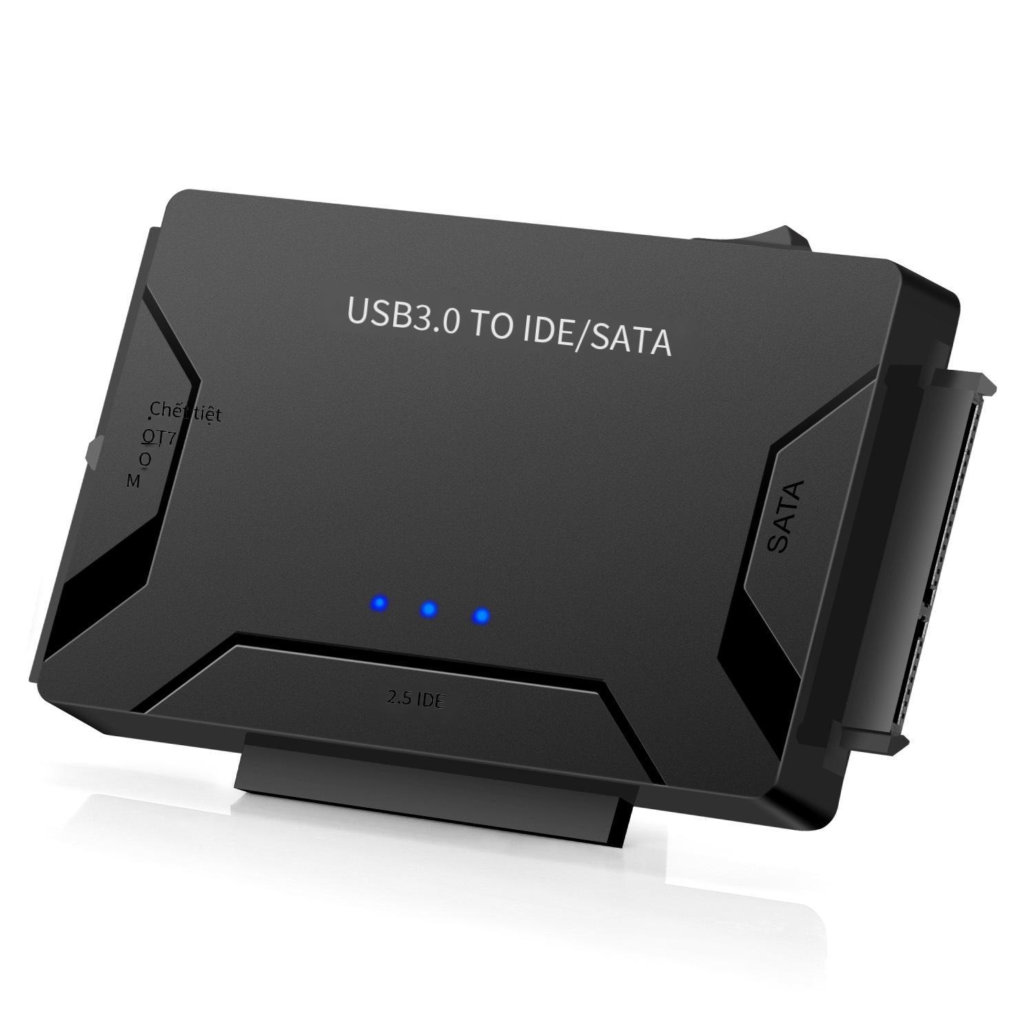 Bộ chuyển đổi đĩa cứng USB3.0 giá thấp nhất ba mục đích USB3.0 sang SATA/IDE dòng dễ điều khiển dòng đa chức năng dễ điều khiển