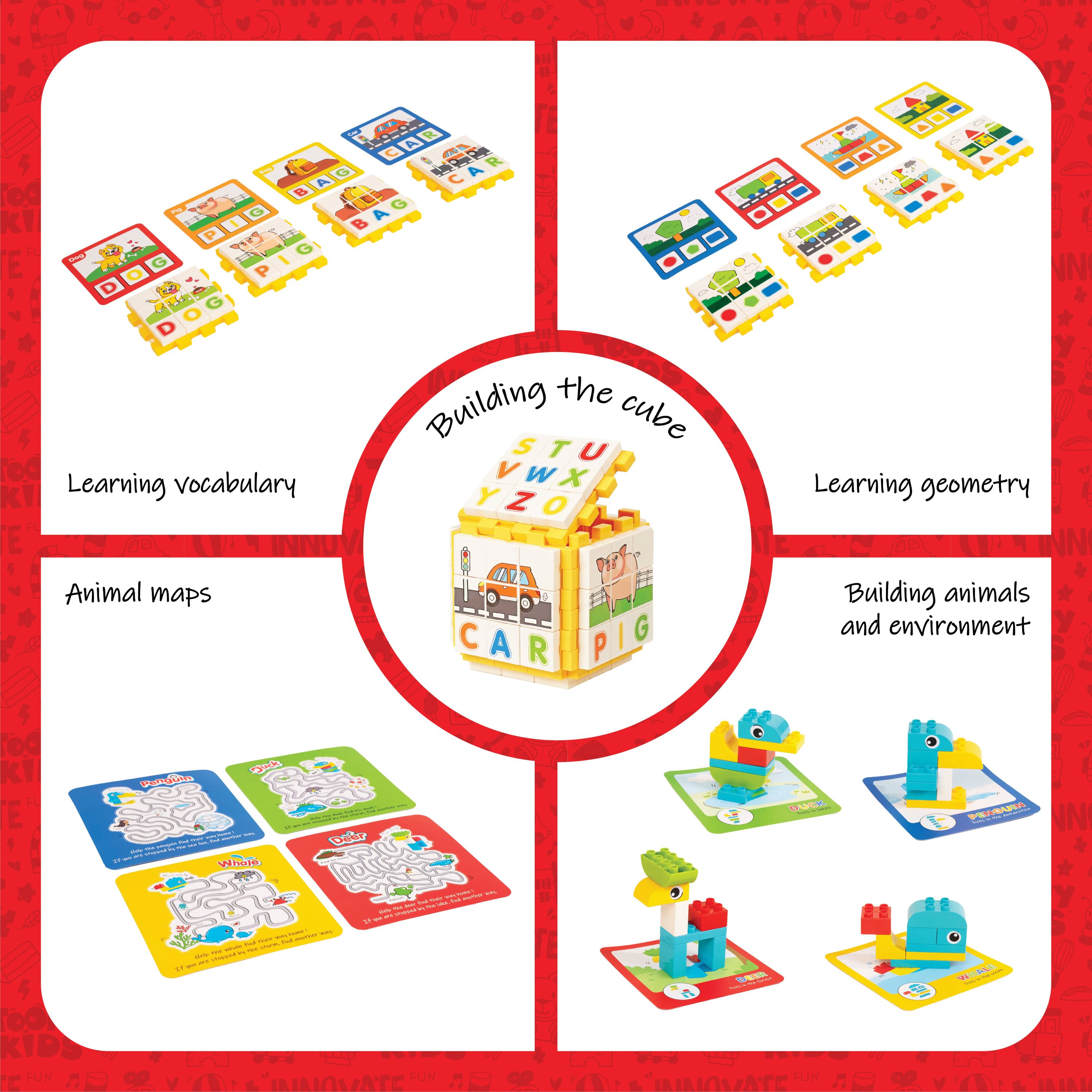 Đồ Chơi Bộ Lắp Ráp Chữ Số Logic TOONYKIDS - Đồ Chơi Thông Minh Cho Bé - Logical Builder TN00122