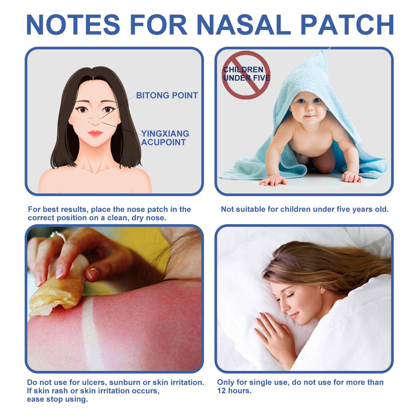 South Moon 10pcs Ventilation Nasal Patch Nose Smooth Expansion of Nasal Cavity Anti-Snoring Patch