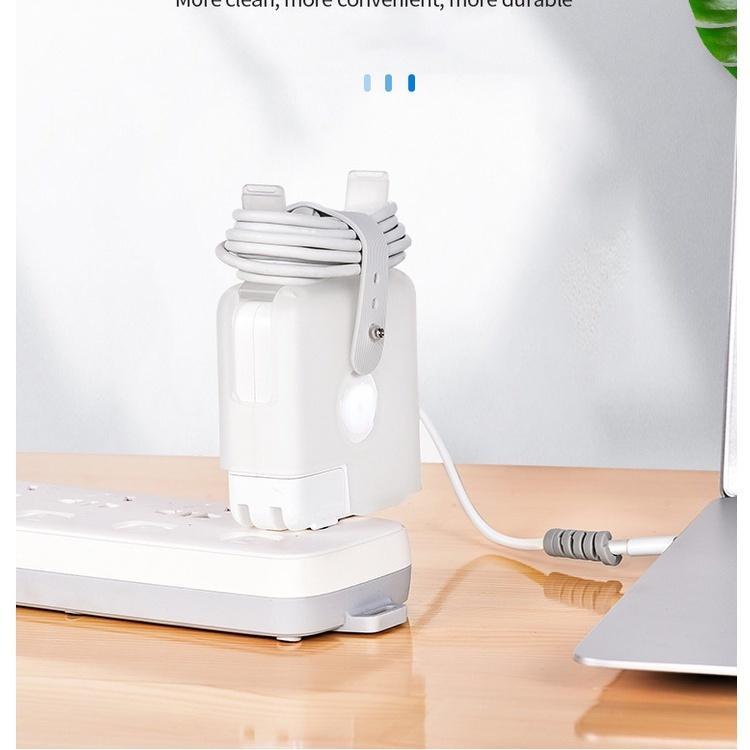 Ultra Vỏ Silicon Bảo Vệ Sạc Siêu Mỏng Cho Macbook Pro 14 2021 A2442 Air 13 45W 60W 85W 96W 30W