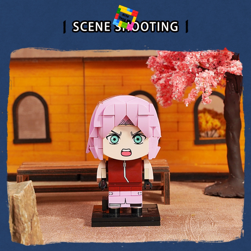 Đồ Chơi Naruto Keeppley Lắp Ráp Mô Hình Nhân Vật Truyện Tranh Sakura Brickheadz K20503