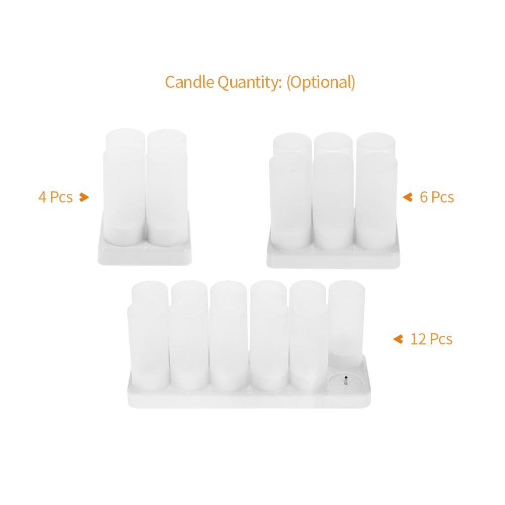 Set nến điện trang trí có phích cắm sạc