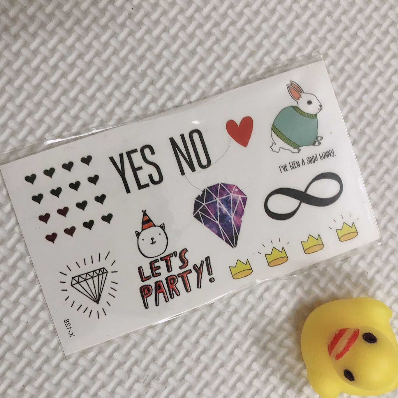 Combo 6 tấm mèo và cá nhỏ 10x6cm
