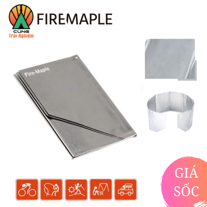Tấm Chắn Gió Nhôm Dã Ngoại Chuyên Dụng Fire-Maple Cho Nấu Ăn Ngoài Trời Siêu Nhẹ 58g FMW-501