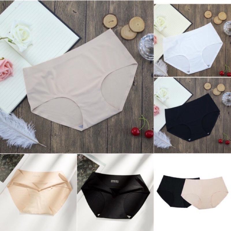 Quần lót nữ su đúc trơn không đường may cao cấp siêu mát _HANA