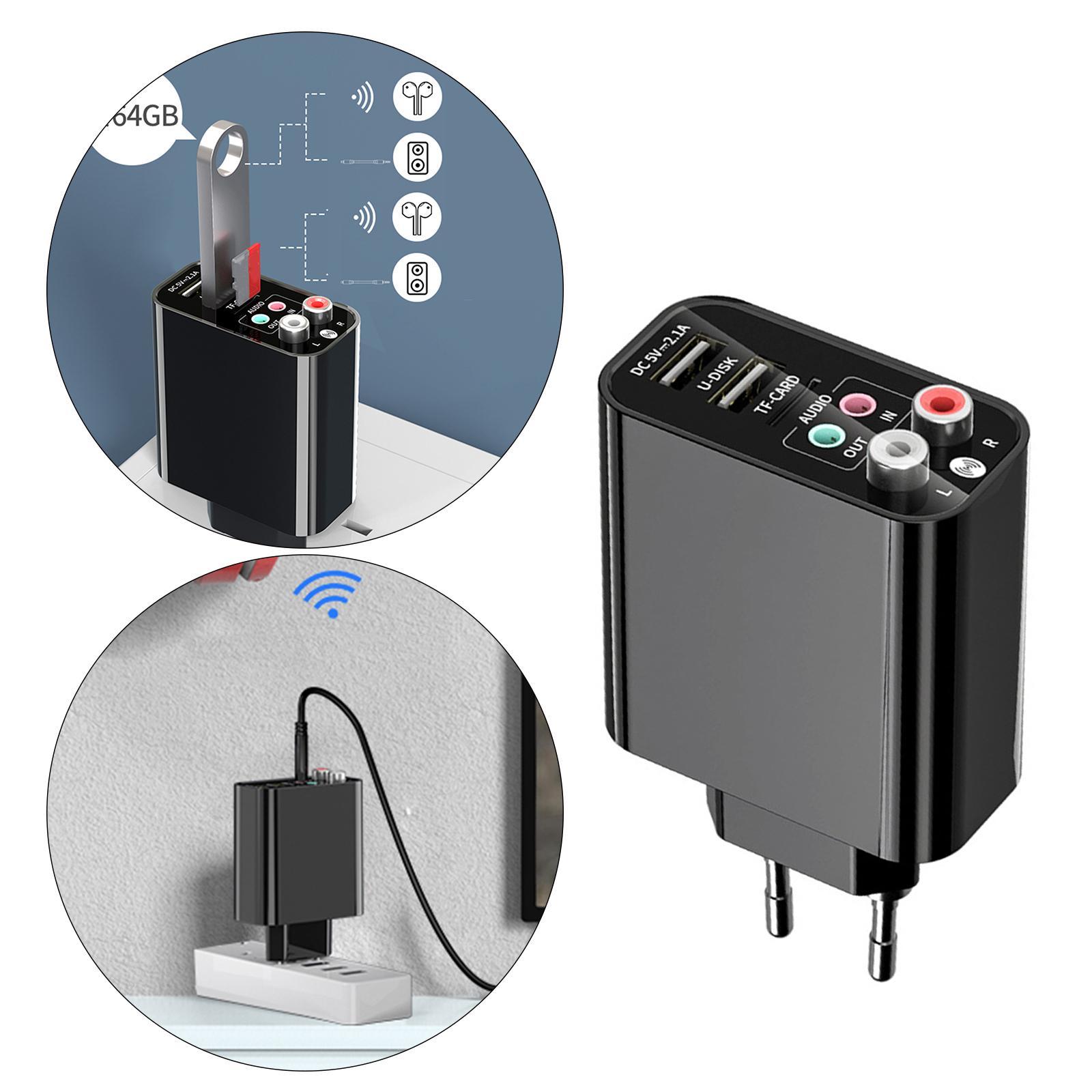 Bluetooth Adapter Receiver  EU Plug Remote Control