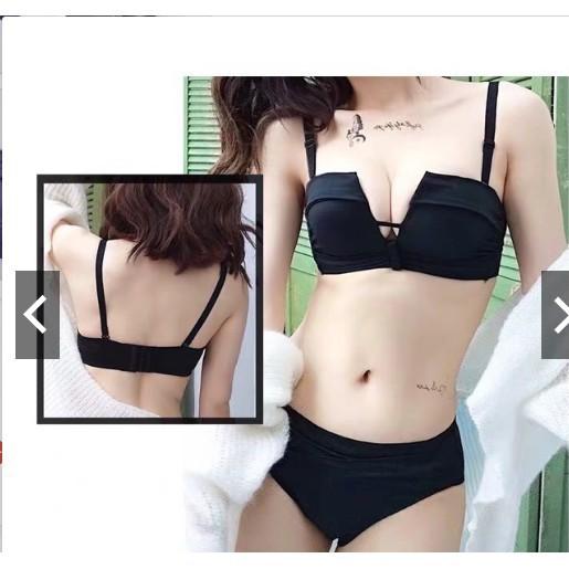 Áo Lót Nữ ️️ Áo Ngực Đúc Su Không Gọng Quả Vuông Ôm Ngực - Áo Lót Nữ Nâng Ngực Tạo Khe Push Up