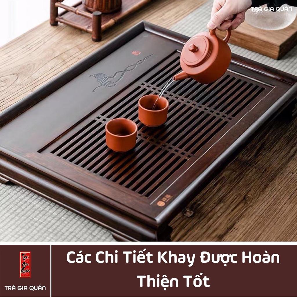 Khay Trà Tre Cao Cấp Chữ Nhật KT 25