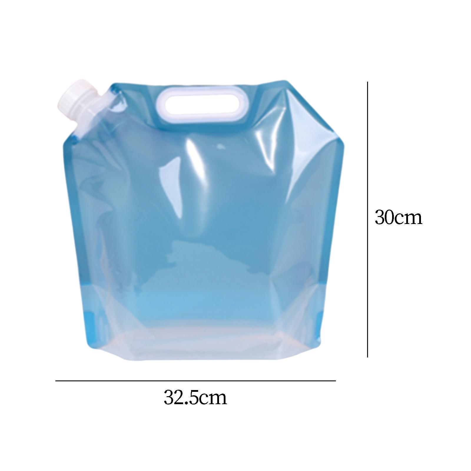 Foldable Water Tank Container Bag 5L Outdoor Drinking Tool Durable 32.5x30cm