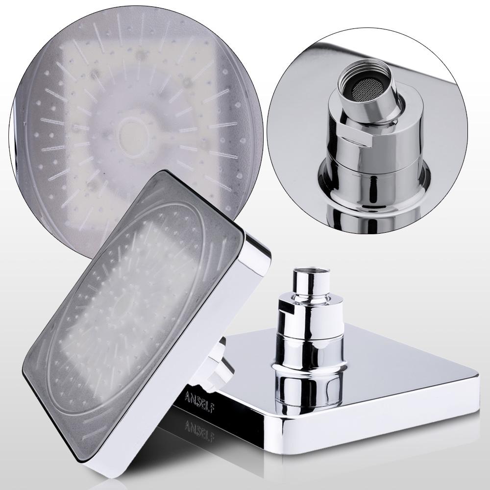 Đầu Vòi sen có đèn LED hoạt động bằng áp suất nước, Vòi nước sử dụng ABS chất lượng cao với lớp phủ kim loại, có khả năng chống ăn mòn, chống mài mòn