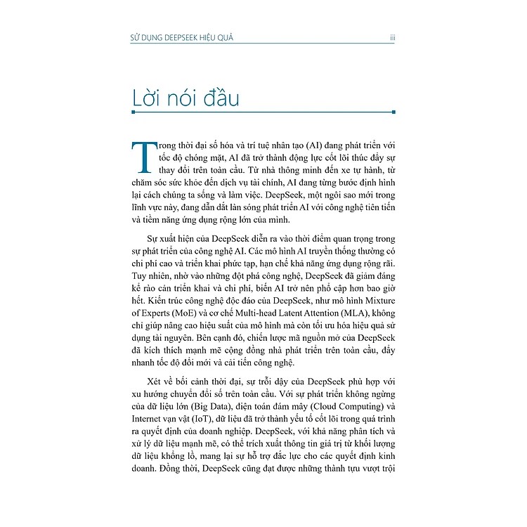 Sử Dụng Hiệu Quả DeepSeek - Tối Ưu Năng Suất Một Cách Thông Minh, Hiệu Quả Và Sáng Tạo
