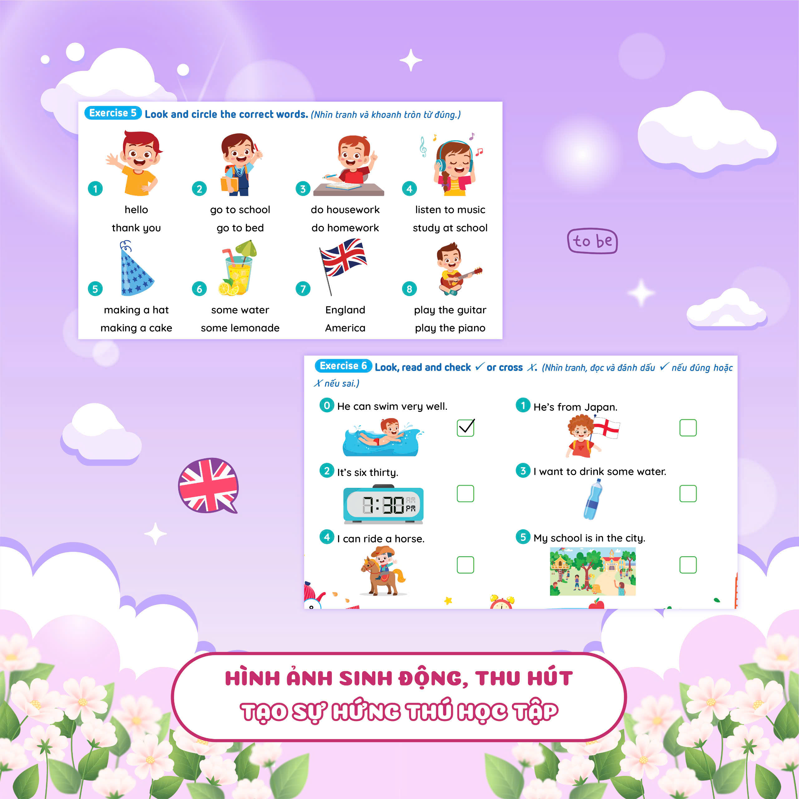 Phiếu Ôn Hè Tiếng Anh Lớp 4