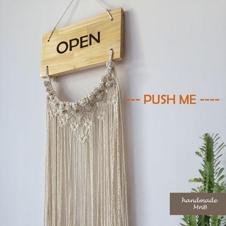 Bảng treo cửa OPEN - CLOSE - Trang trí nhà cửa, homestay của bạn