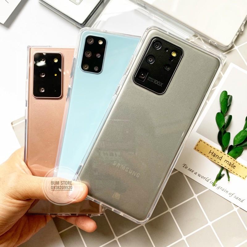 Ốp Lưng Trong Cứng Viền Dẻo Cho Samsung Note 20 Ultra / Note 20 / S20 Ultra / S20+ / Note 10+ / Note 10 / S10+ / S10