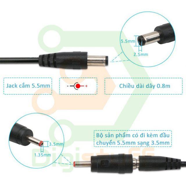 Hót Dây Cáp Chuyển Đổi cao cấp 5V USB sang 12V