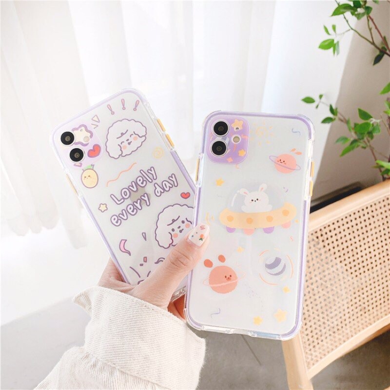 Ốp Lưng iPhone Viền Chống Trượt Lovely Everyday Dành Cho iPhone 6 / 6 Plus / 7 / 7 Plus / 8 / 8 Plus / X / Xs / Xs Max / 11 / 11 Pro / 11 Pro Max / 12 / 12 Pro / 12 Pro Max