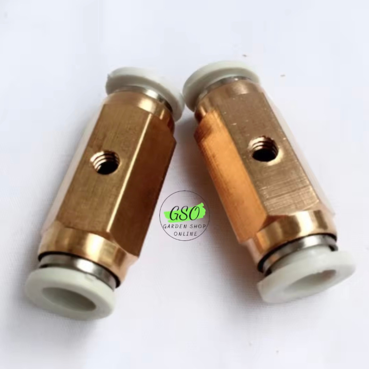 Đế gắn béc phun sương bằng đồng nối nhanh - Nối giữa 2 đầu 8mm