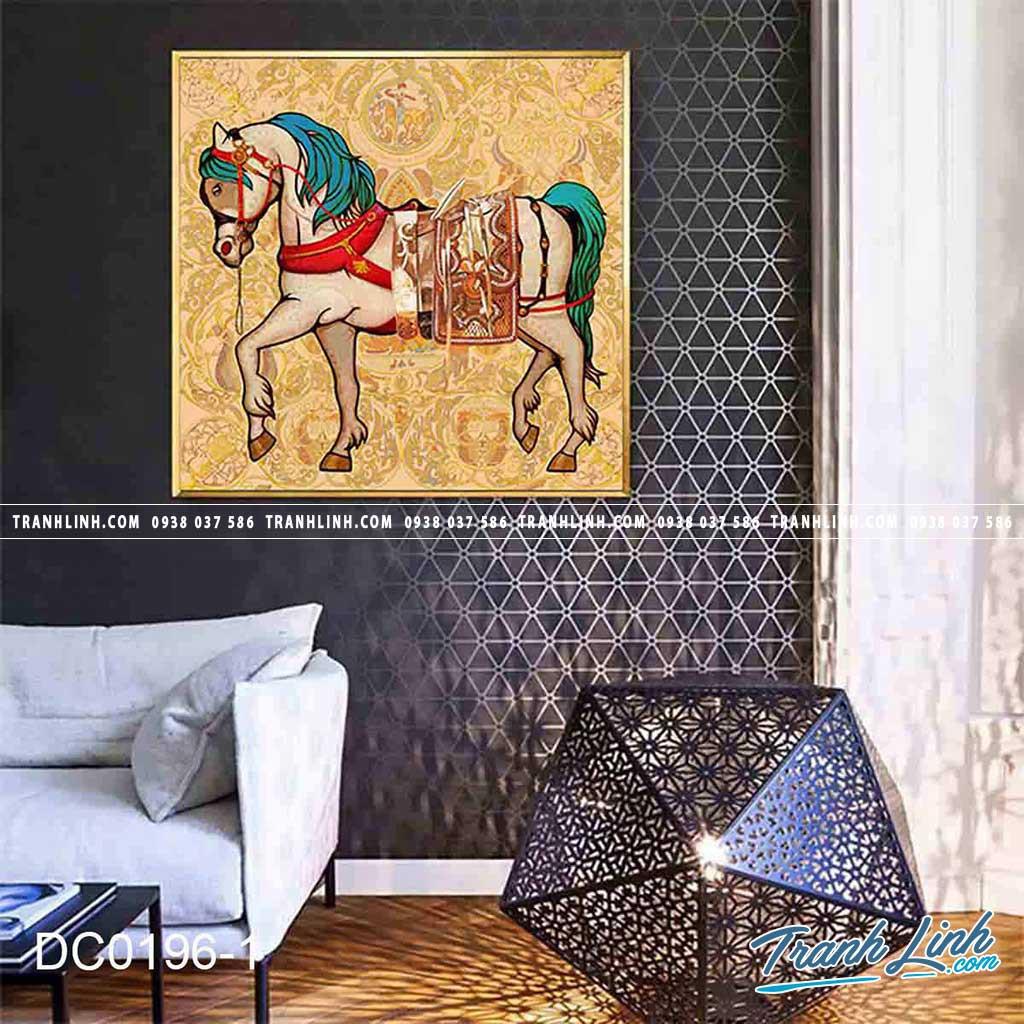 Bộ tranh canvas treo tường trang trí phòng khách phong cách bắc âu