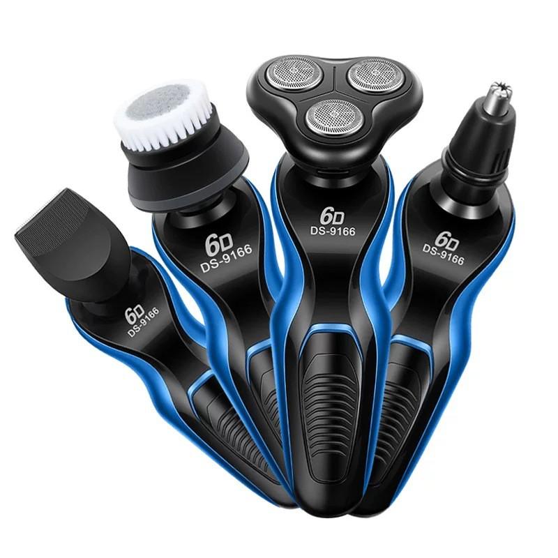 Máy cạo râu đa năng SHAVER 6D, Máy cạo râu 3 in 1 chống nước cao cấp