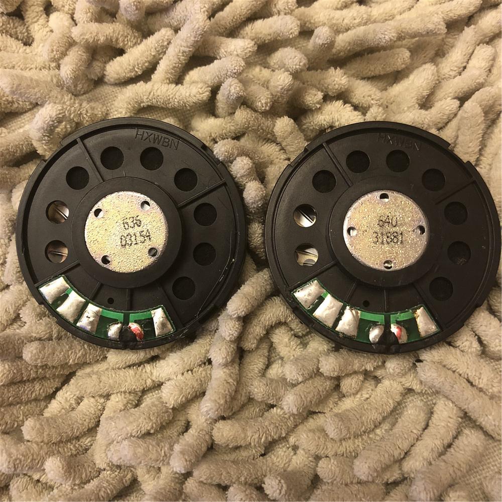 Âm thanh tuyệt vời Loa 53mm DIY Vỏ thép 60 Ohm Bộ phận tháo rời khỏi tai nghe