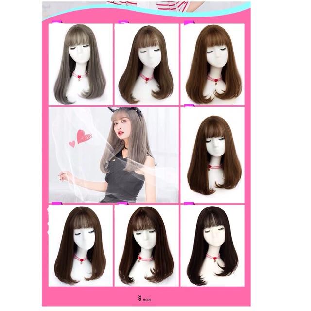 TÓC NGUYÊN ĐẦU CLIP THẬT TẶNG LƯỚI TRÙM