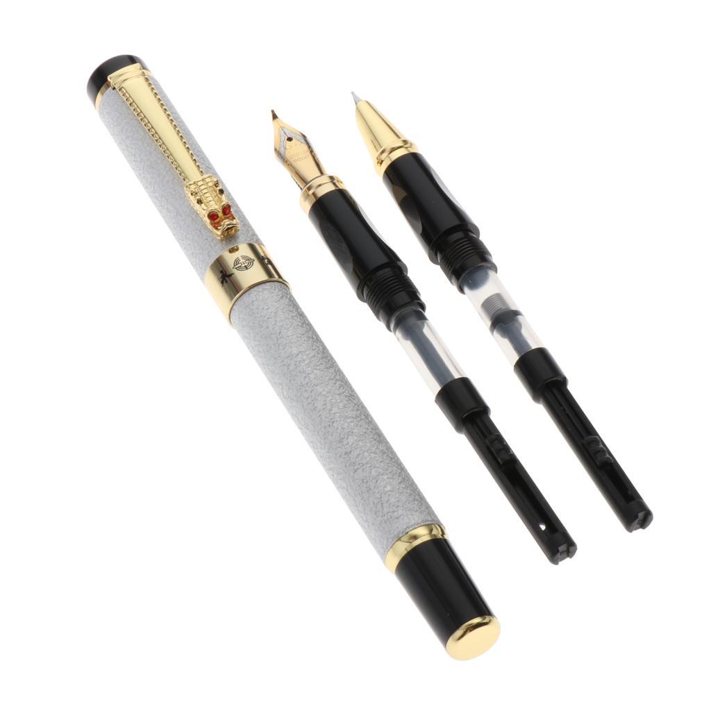 Elegant Fountain Pen, Business , School Student Supplies Black
